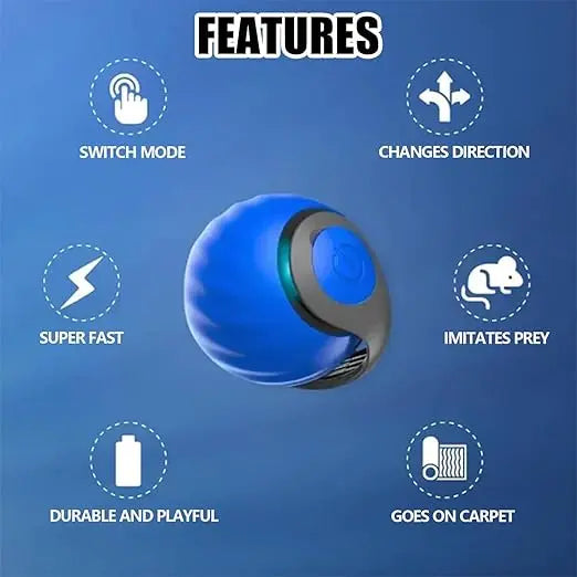 Interactive Cat Chase Ball