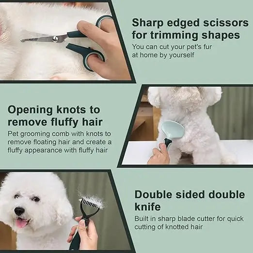 Premium Pet grooming kit